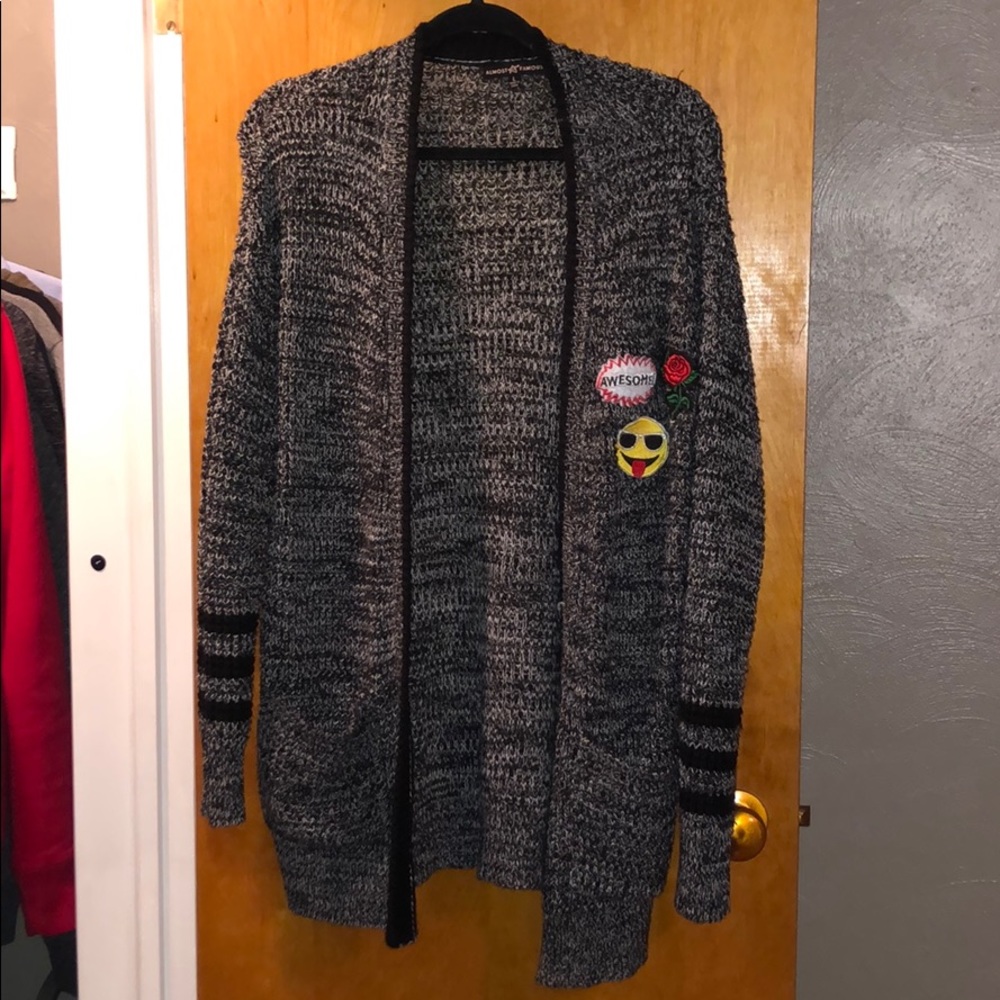 Long sleeve black cardigan